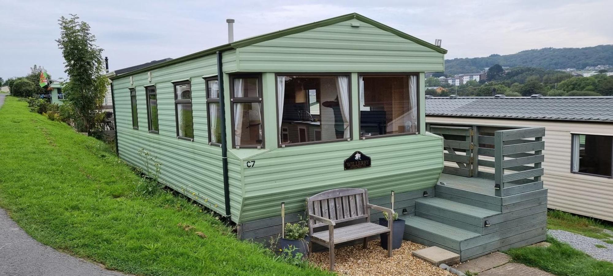 Spacious 2 Bedroomed Mobile Home Aberystwyth Exteriör bild